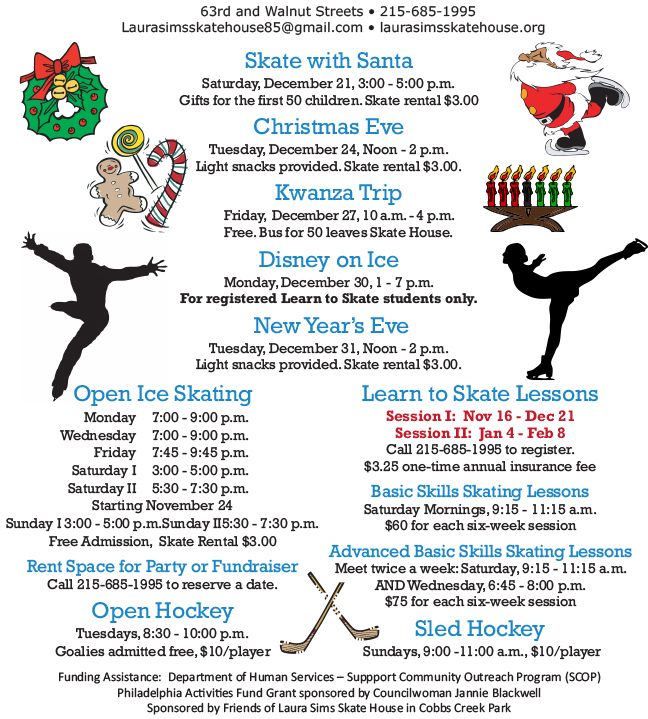 laura sims skate house schedule event